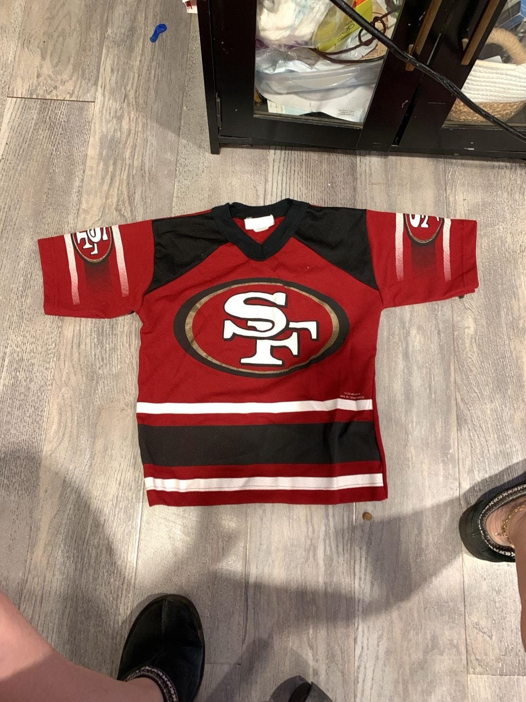 Sportonics Vintage San Francisco 49ers 1997 Jersey Red Black 2