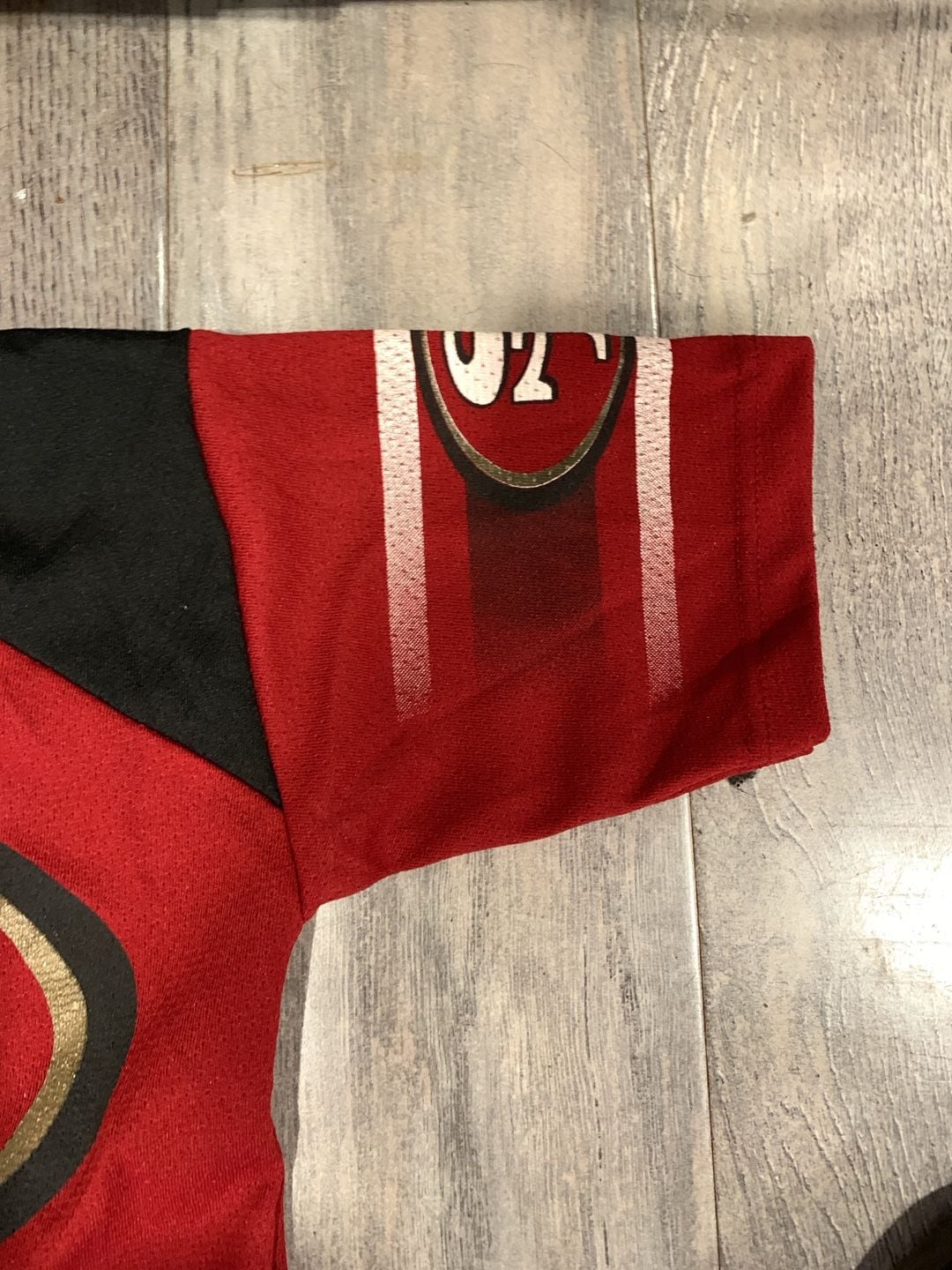 Sportonics Vintage San Francisco 49ers 1997 Jersey Red Black 4