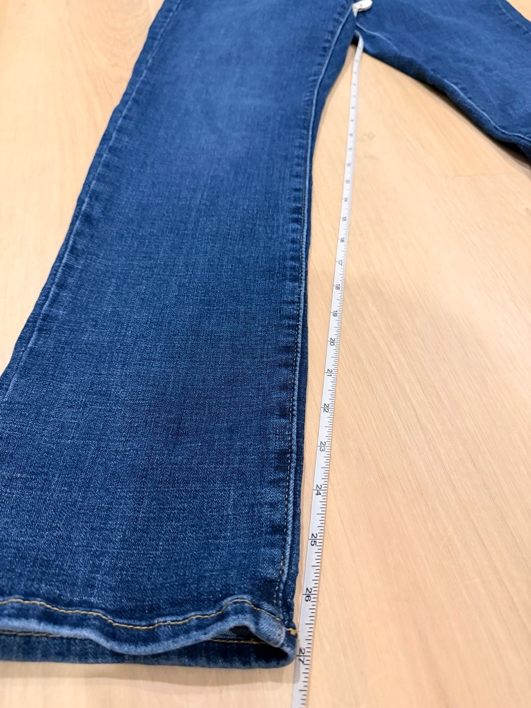 Levi's Classic Straight Jeans 28x27 Blue Denim 3