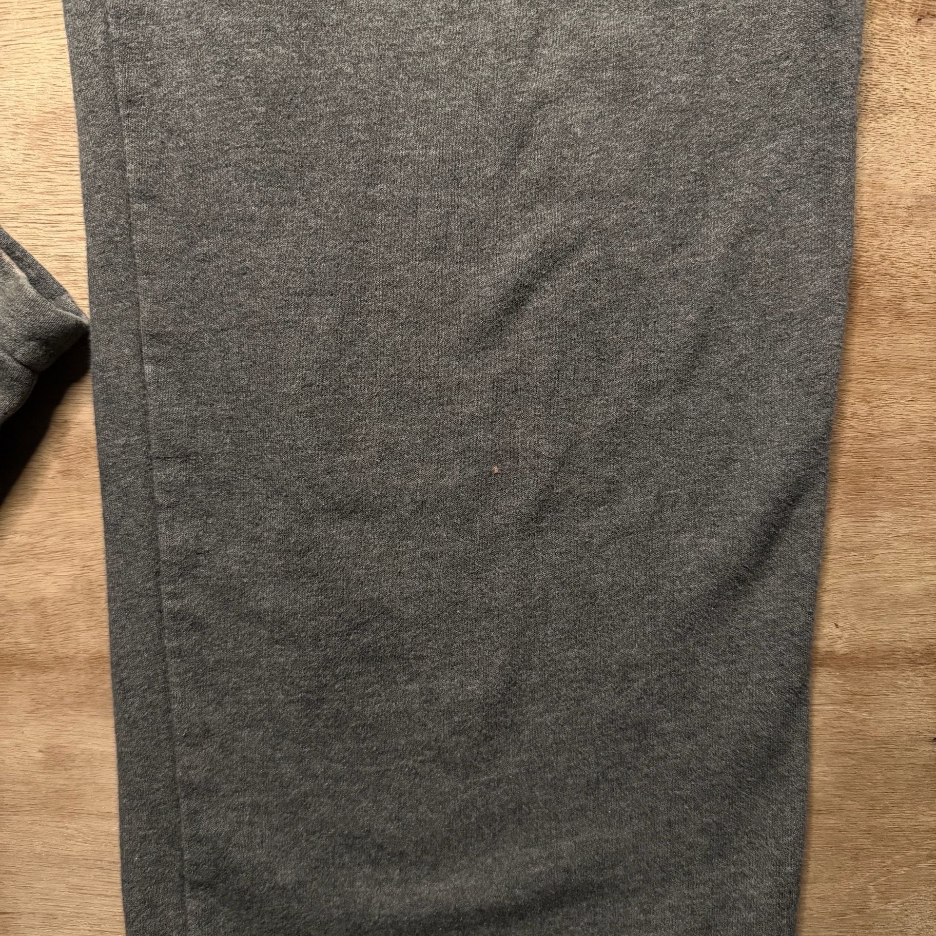 Nike Retro 2010s Gray Fleece Sweatpants Baggy Straight Leg Men's L 7