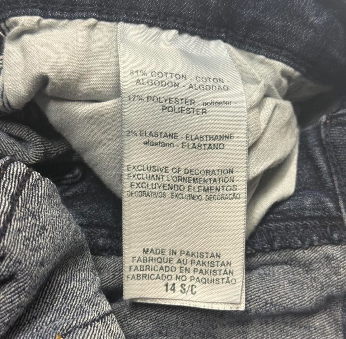 Signature by Levi Strauss & Co. Modern Boot Cut Jeans Size 12 Dark Wash 5