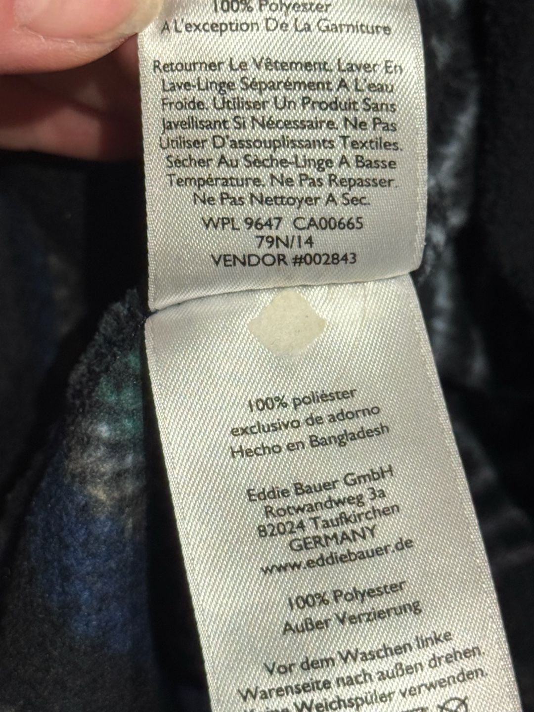 Eddie Bauer Women’s Fair Isle Pattern 1/4 Zip Fleece Pullover 9