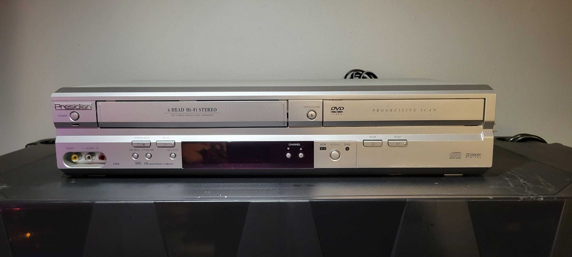 Presidian VCR DVD Recorder Progressive Scan Model PDC-3286 4