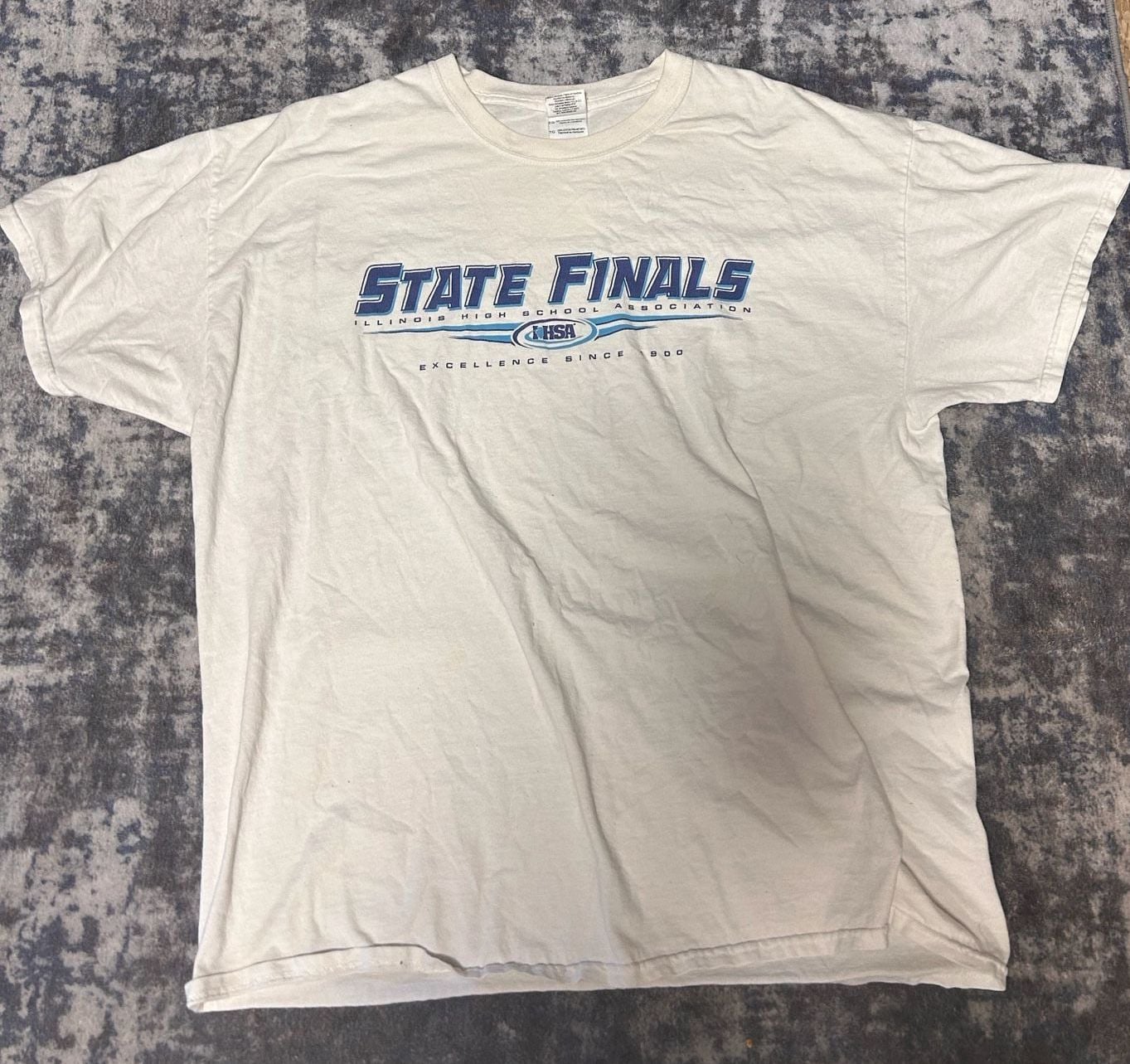 Gildan IHSA State Finals T-Shirt White Heavy Cotton 3