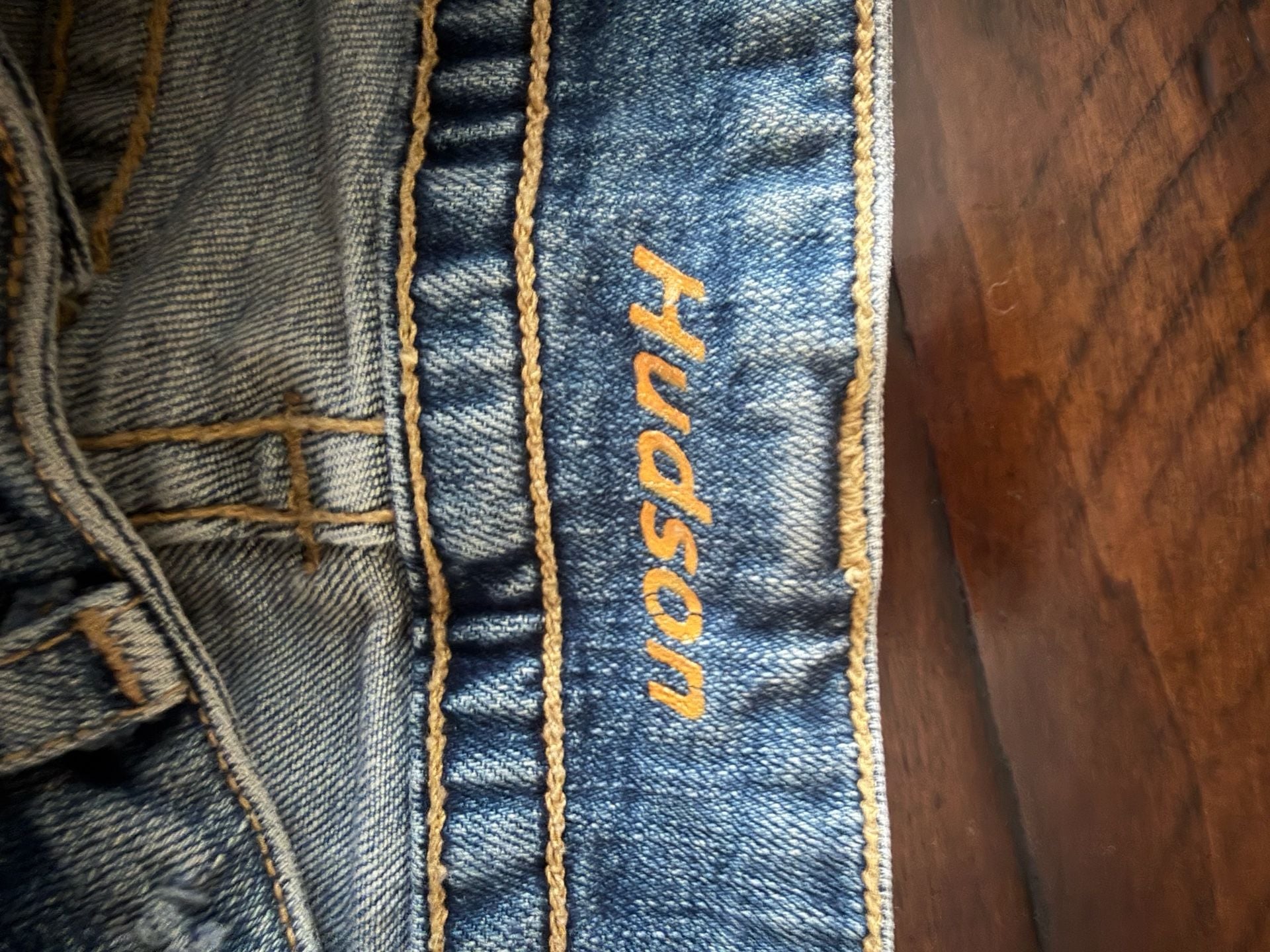 Hudson Jeans Bootcut Size 31 Light Wash Distressed Hem 3