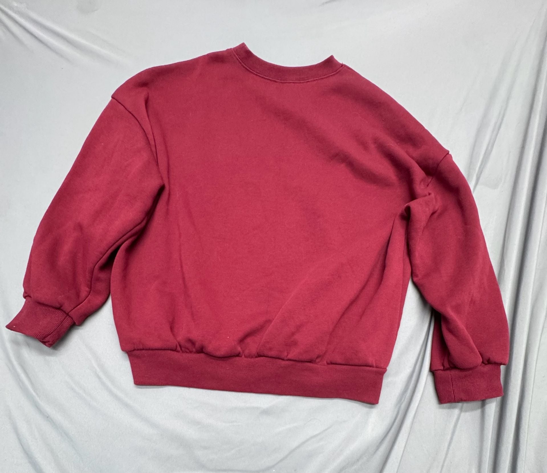 Dazy Brooklyn New York Sweatshirt Size M Red Crewneck Pullover 6