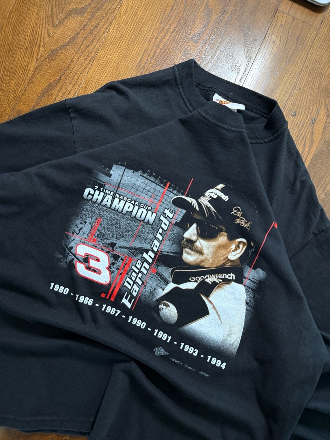 Winners Circle Dale Earnhardt Nascar Champion Long Sleeve Shirt Size XL 3