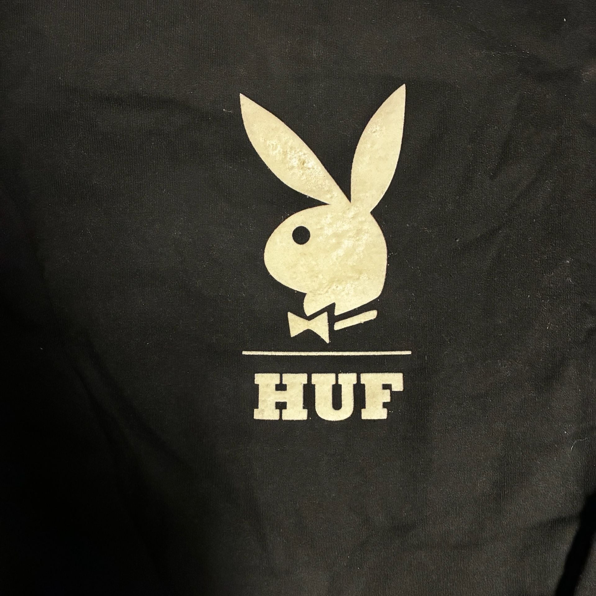 HUF x Playboy Sweatshirt Size S Black Graphic Pullover 3