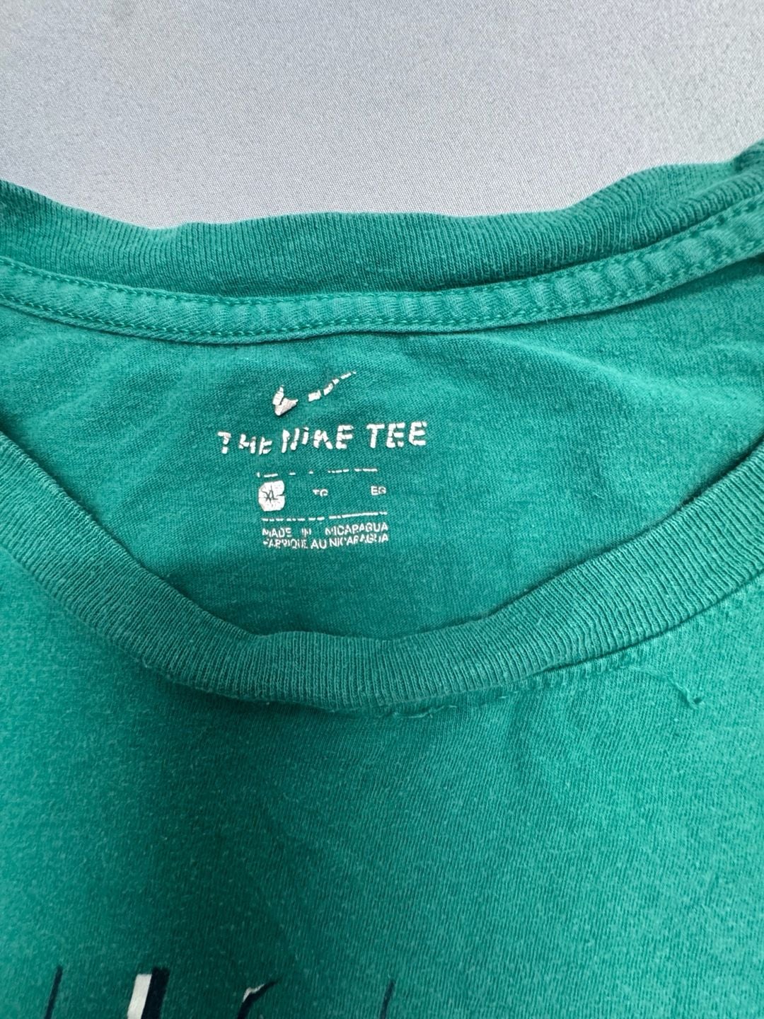 Nike The Nike Tee T-Shirt Size XL Green Just Do It Graphic 3
