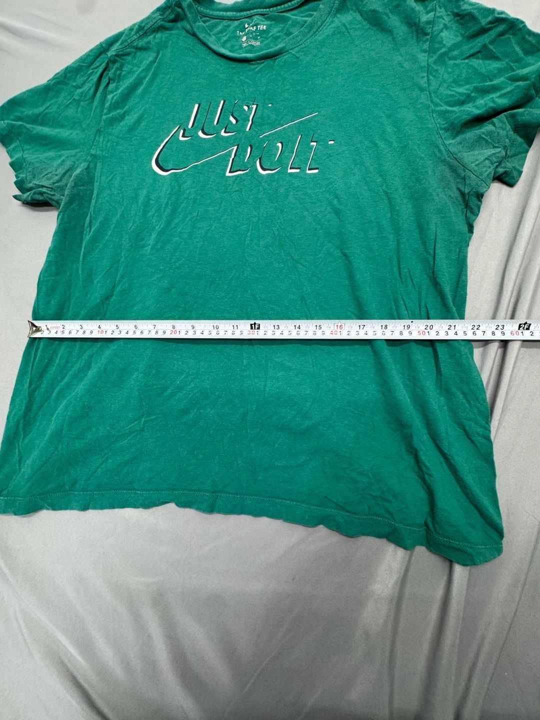 Nike The Nike Tee T-Shirt Size XL Green Just Do It Graphic 4