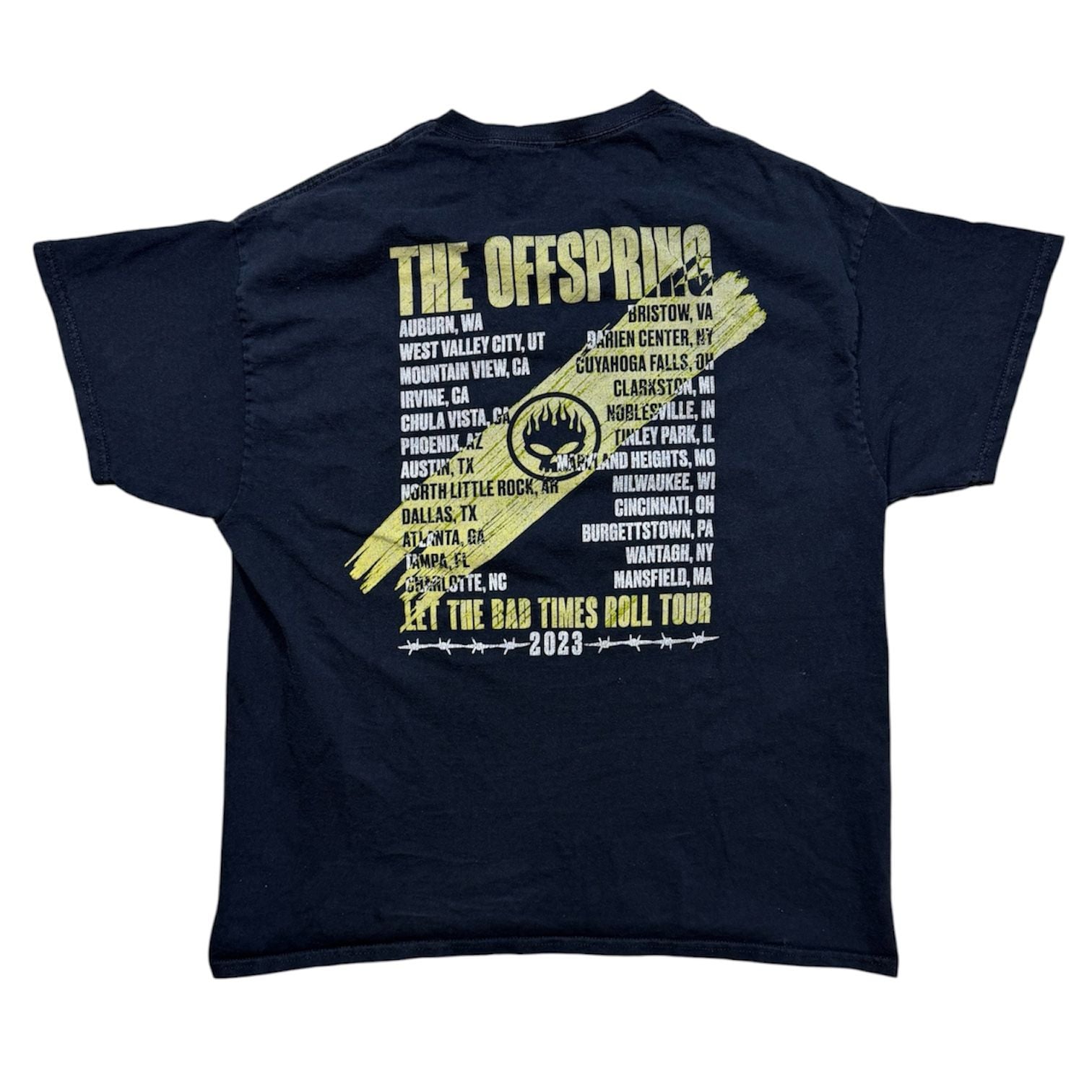 The Offspring Let The Bad Times Roll Tour 2023 T-Shirt XL 3