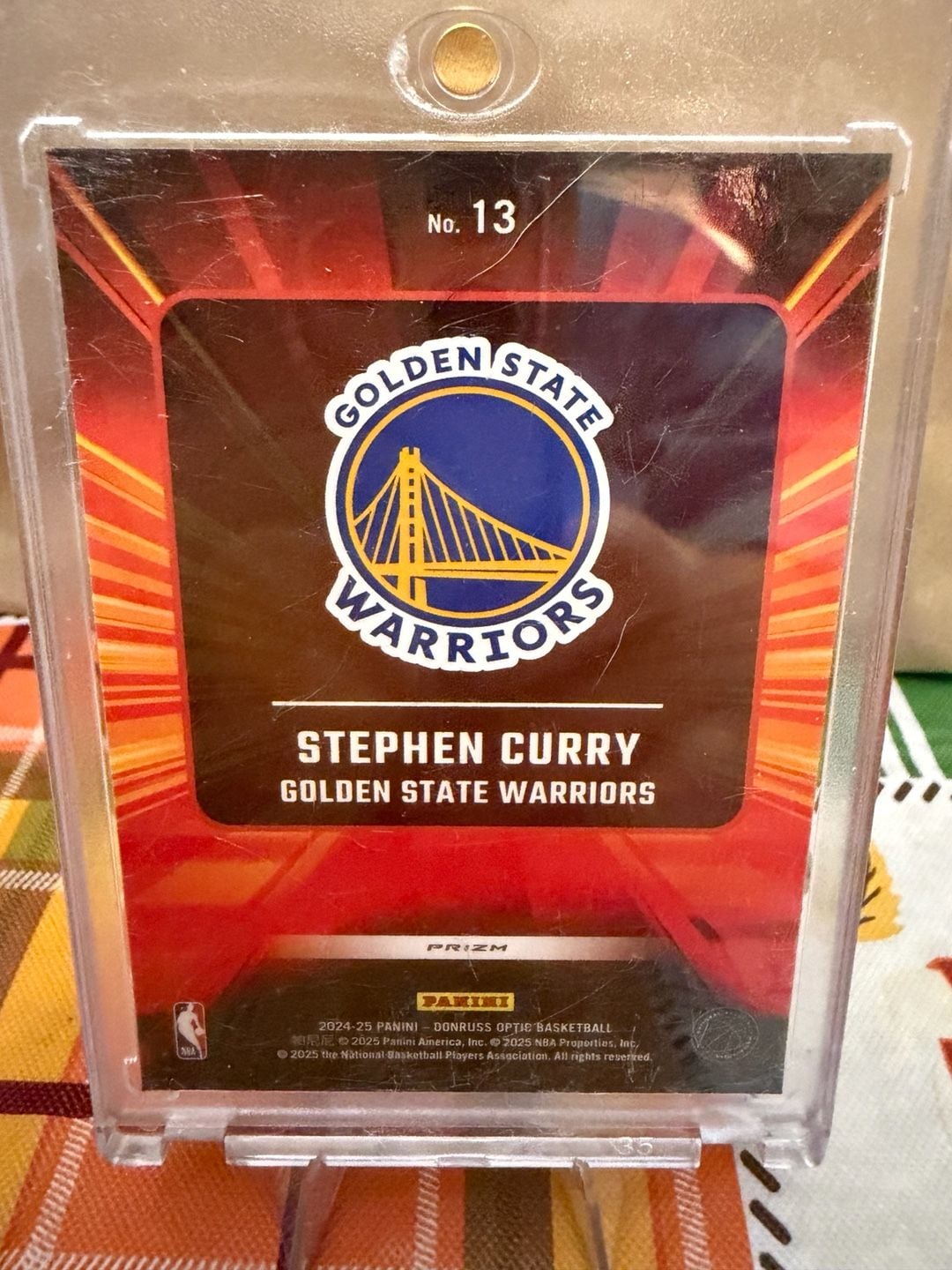 Stephen Curry Donruss Optic Express Lane Prizm Card No. 13 2