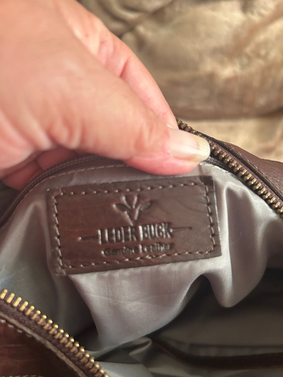 Leder Buck Brown Leather Crossbody Bag 7