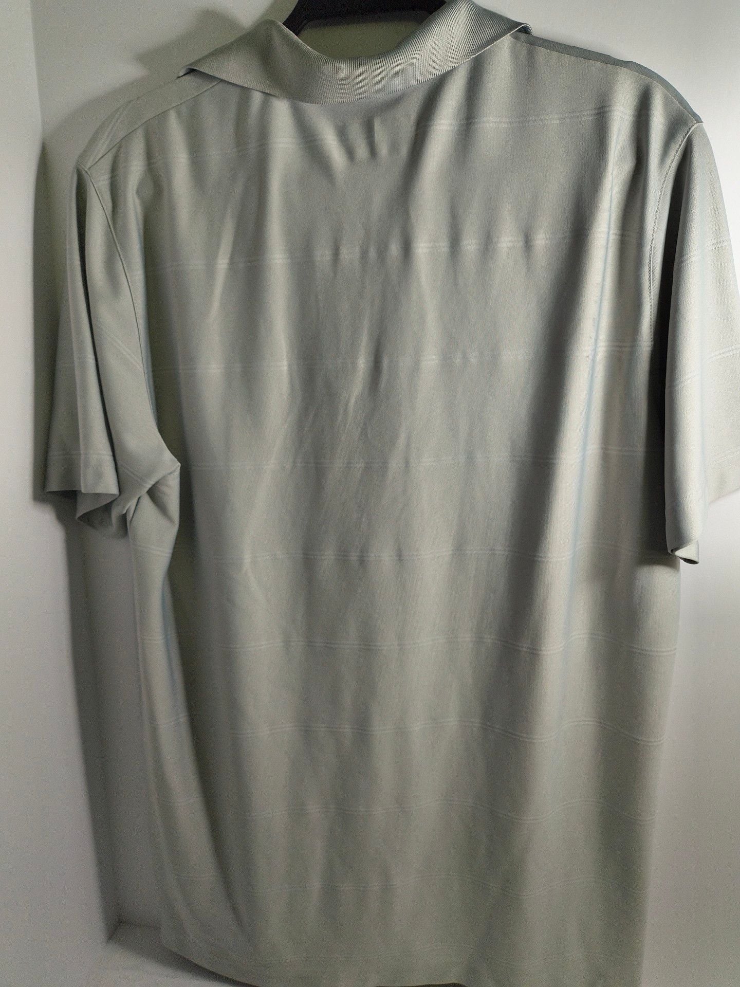 Callaway Golf Polo Shirt Size M Gray Striped 3