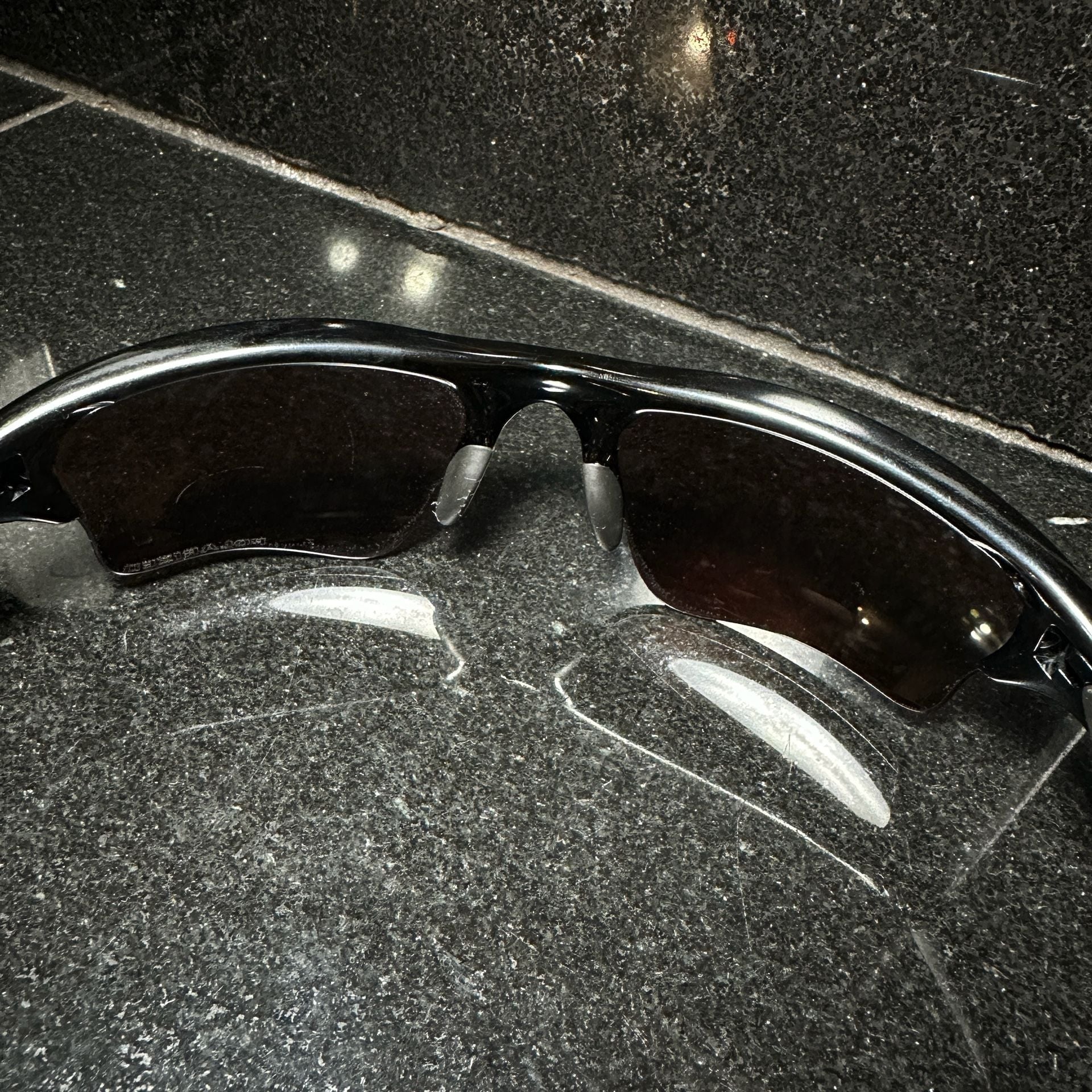 Oakley Half Jacket 03-614 Black Frame Made In USA 6
