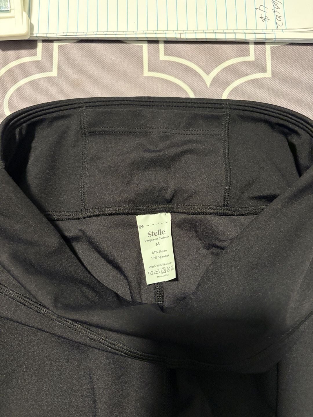 Girls Stelle Black Yoga Leggings 5