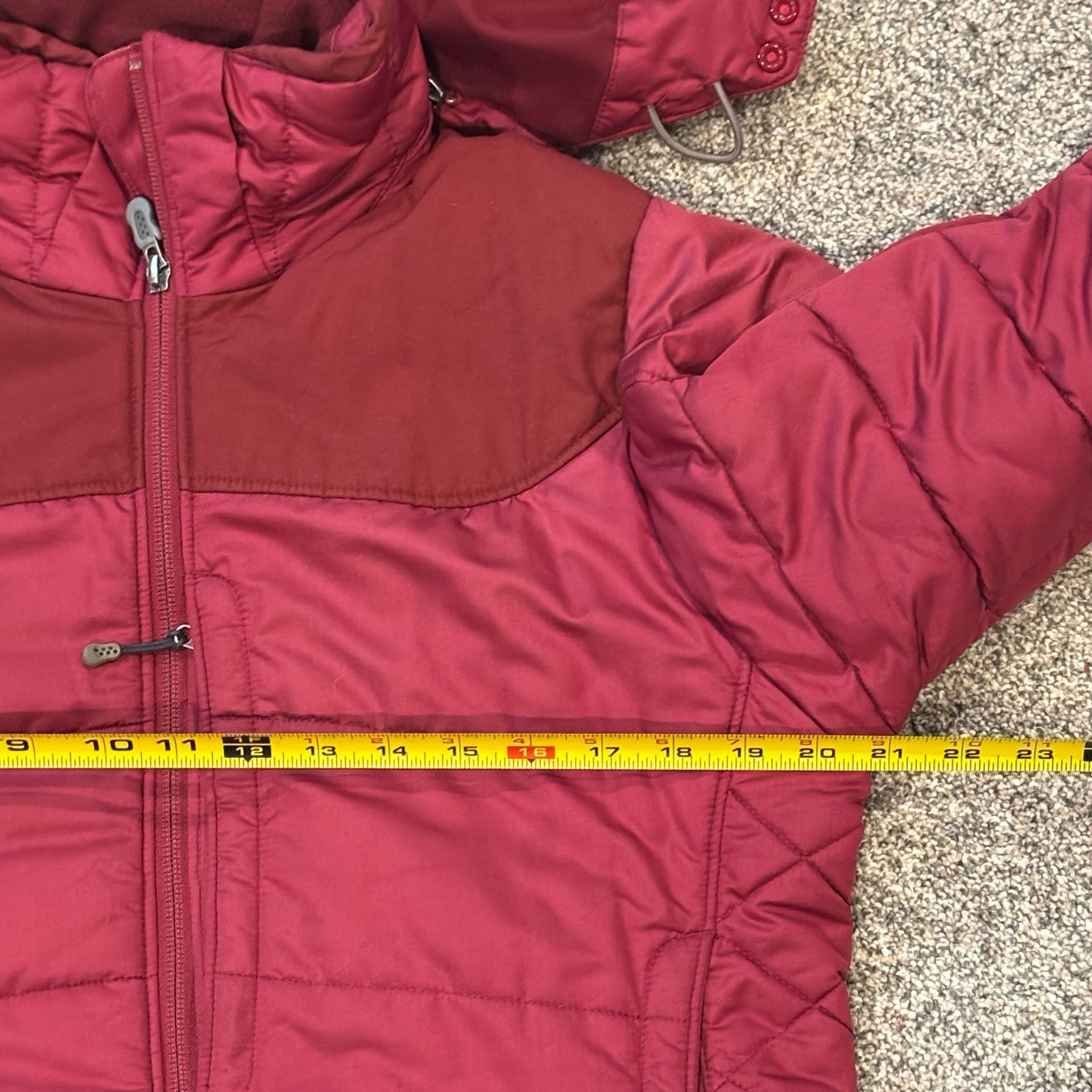 Patagonia Ski Snow Jacket Size M Red Puffer Hooded Coat 8