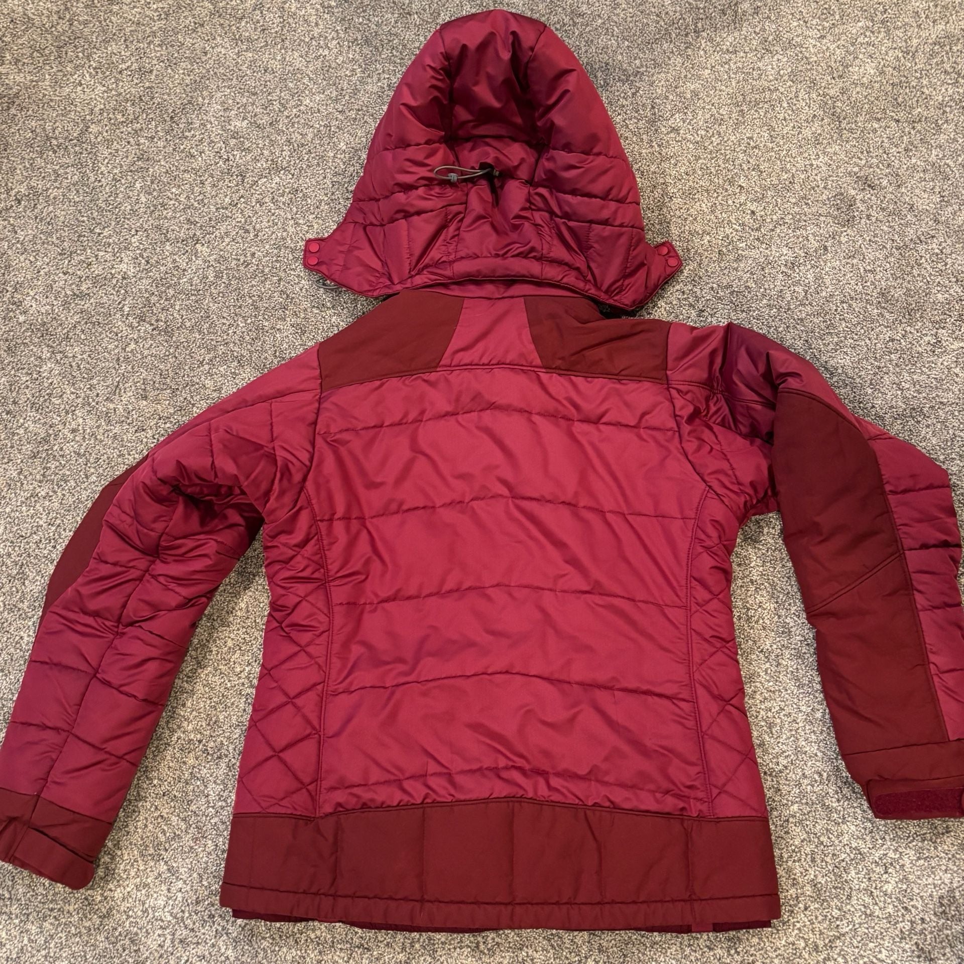 Patagonia Ski Snow Jacket Size M Red Puffer Hooded Coat 14