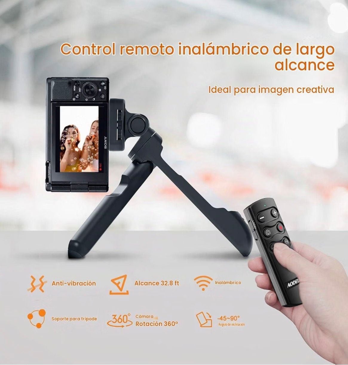 Mini Shooting Grip and Tripod with Wireless Remote Shutter
2