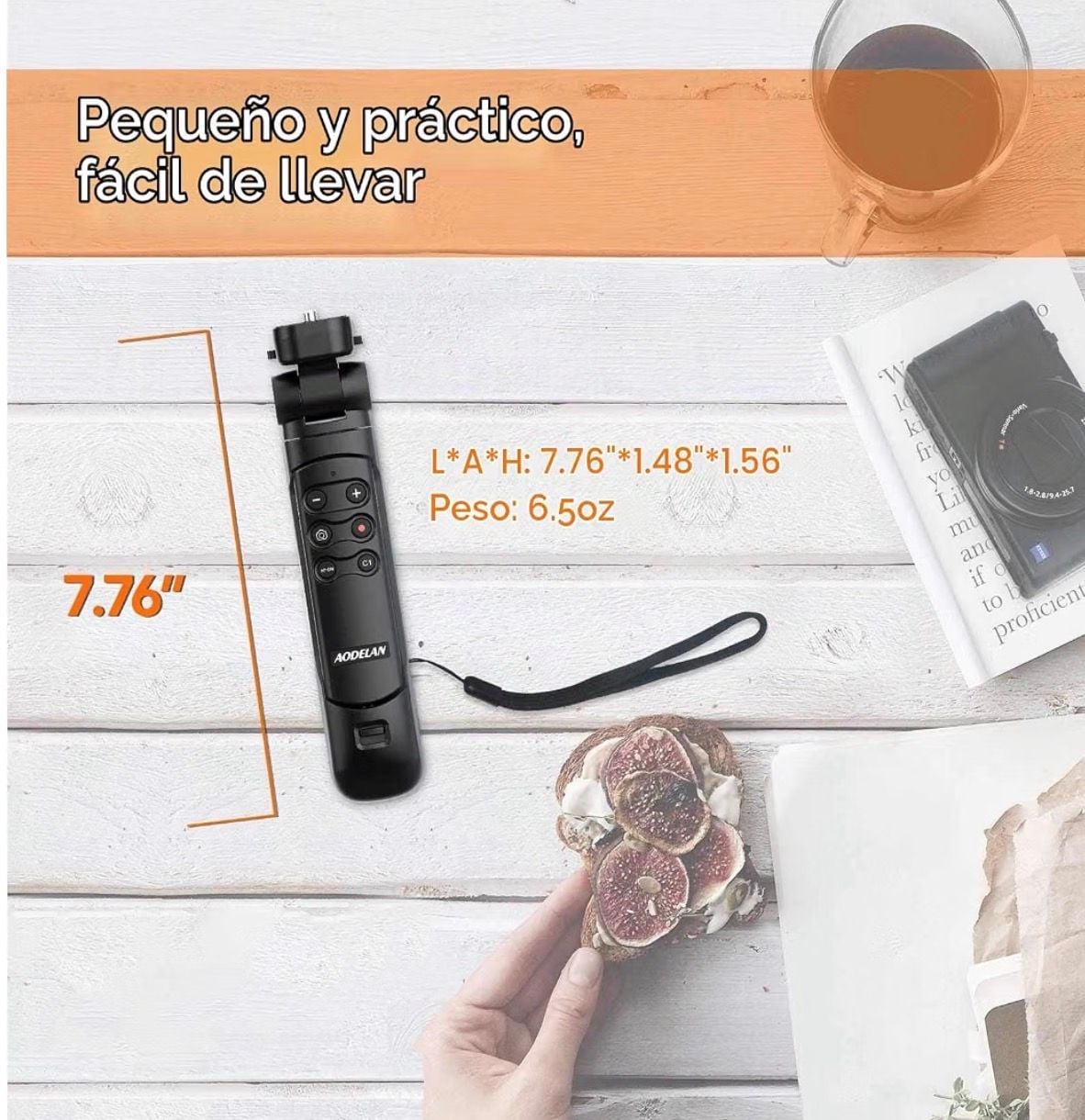 Mini Shooting Grip and Tripod with Wireless Remote Shutter
7