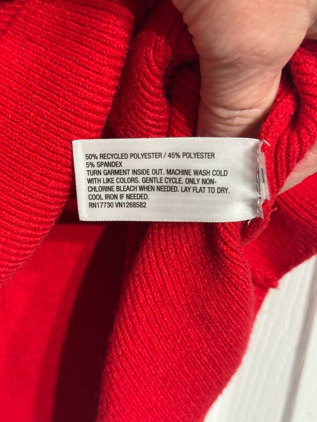 A New Day Ribbed Tank Top Size XXL Red Knit Sleeveless Sweater 5