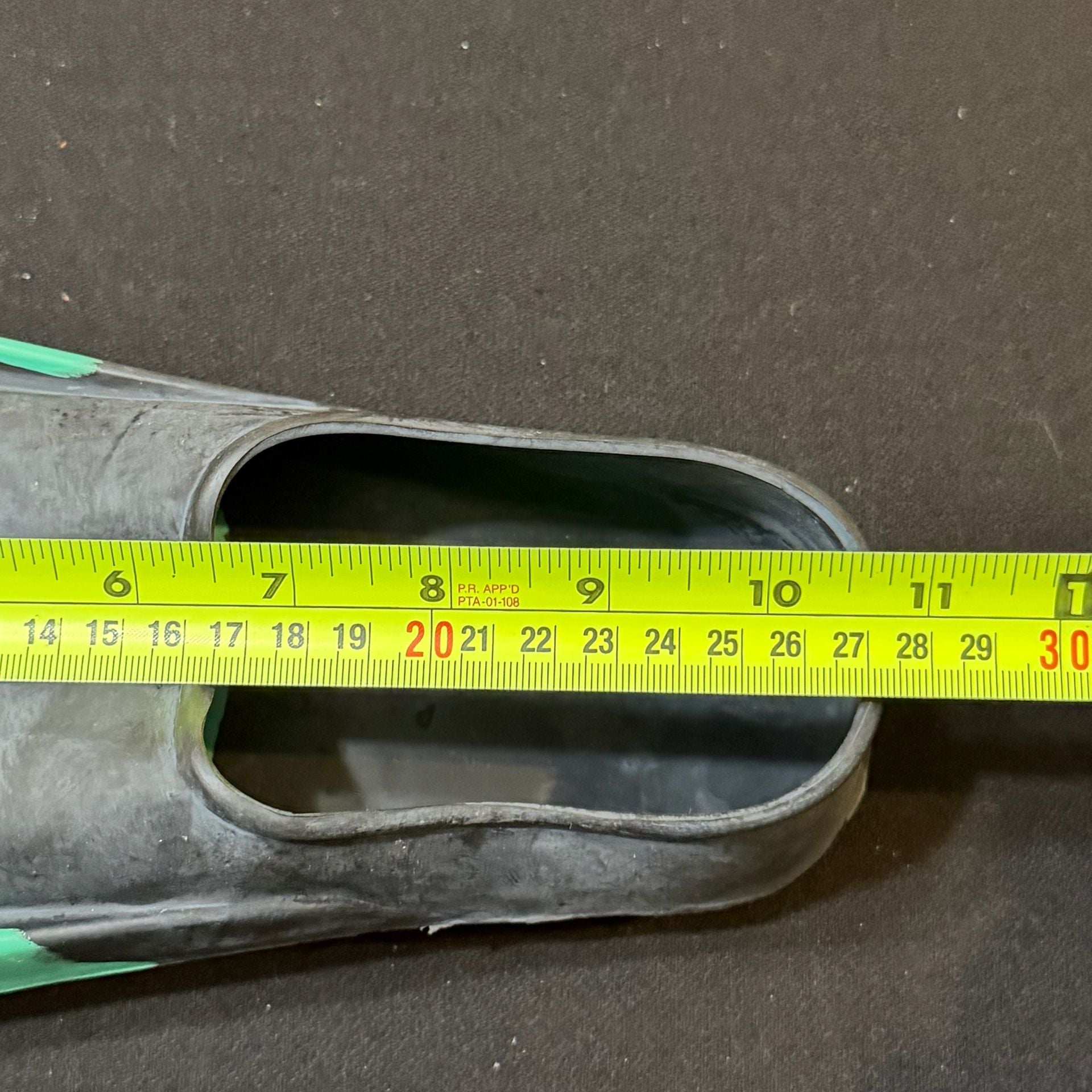 TYR Flexfins Swim Fins Green Black sz XL 11-13 10