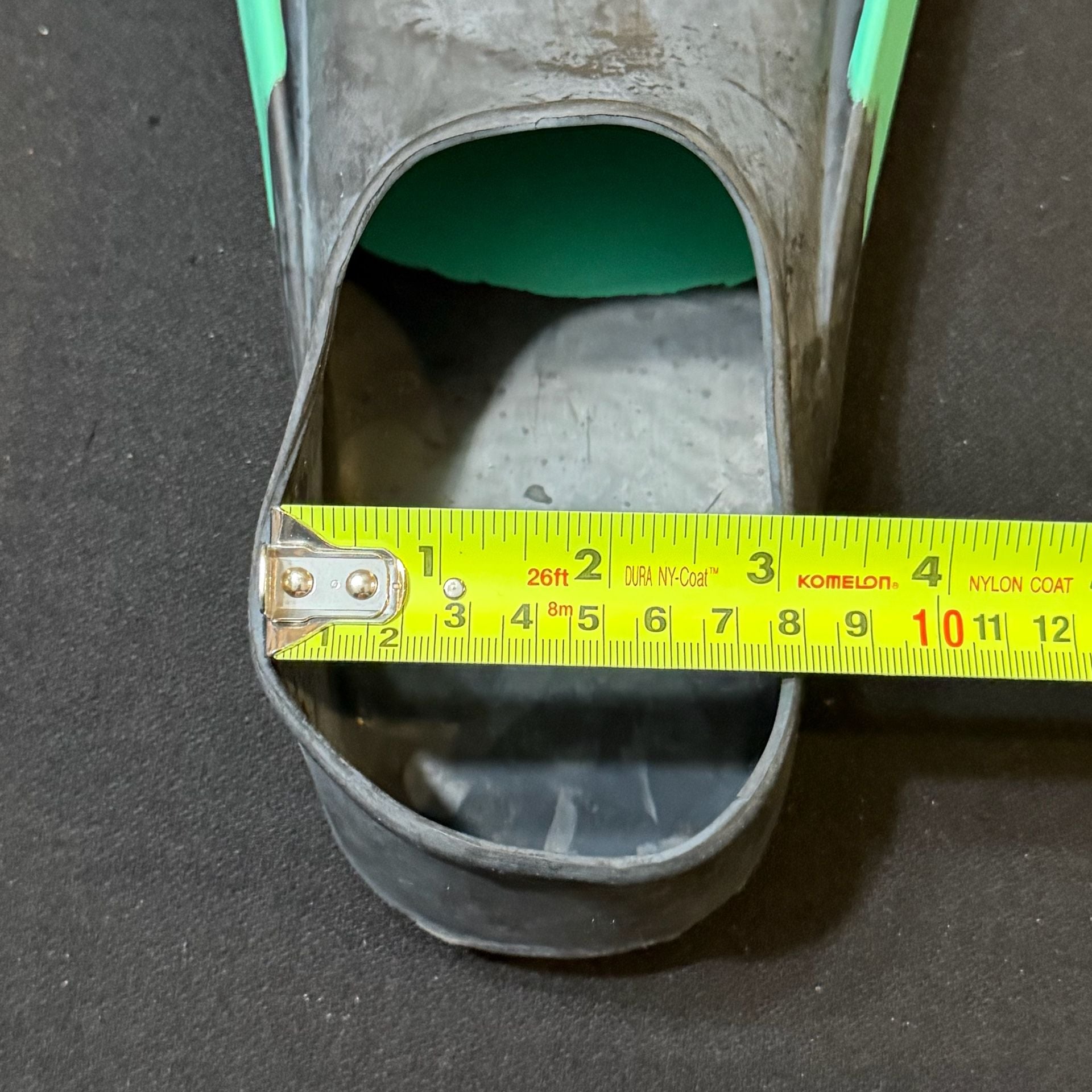 TYR Flexfins Swim Fins Green Black sz XL 11-13 11