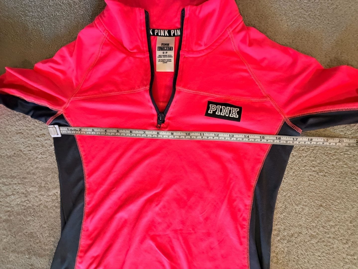 Victoria's Secret Pink 1/2 Zip Pullover Size S 6