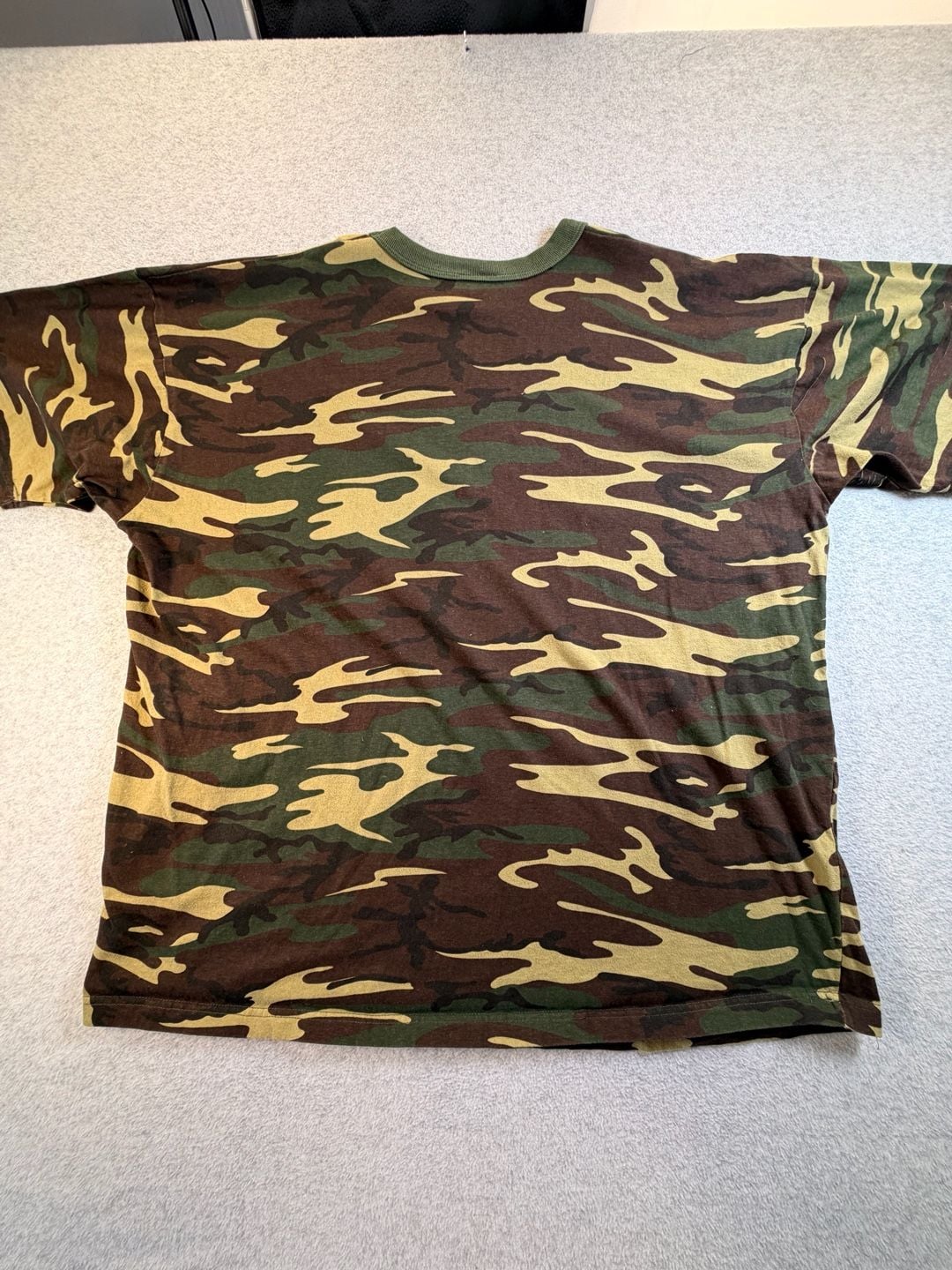 Pro Bestplay Camouflage T-Shirt Size 3XL Green Brown Cotton USA 7