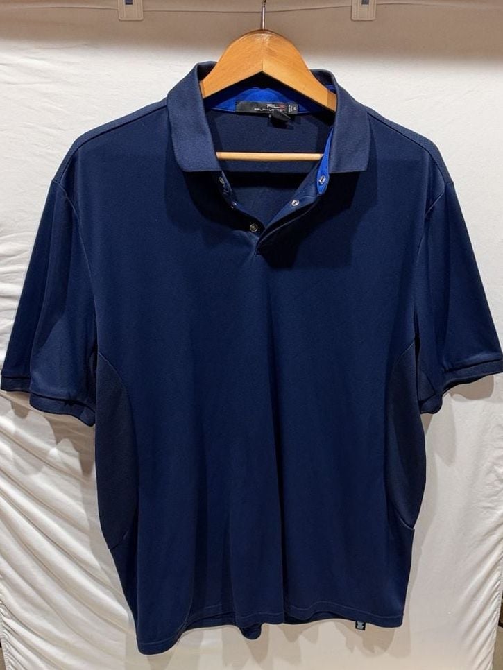 RLX Ralph Lauren Polo Shirt Size XL Blue Golf Performance 2