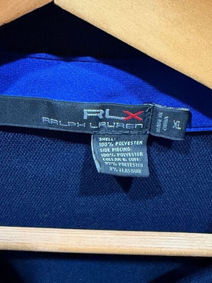 RLX Ralph Lauren Polo Shirt Size XL Blue Golf Performance 3