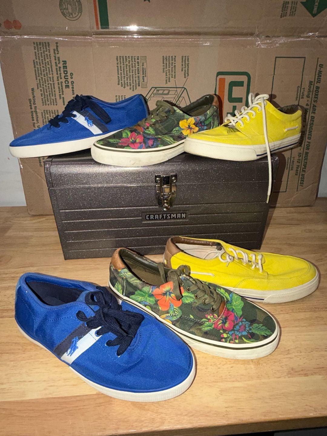 Polo Ralph Lauren Sneaker Lot Of 3 Pairs size 11D 1