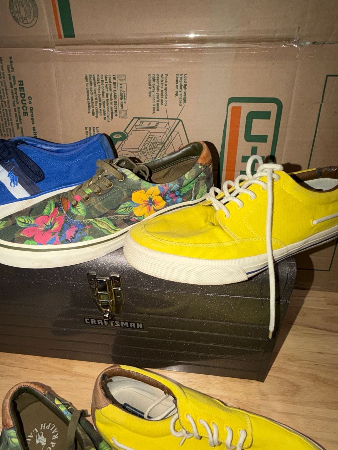 Polo Ralph Lauren Sneaker Lot Of 3 Pairs size 11D 5