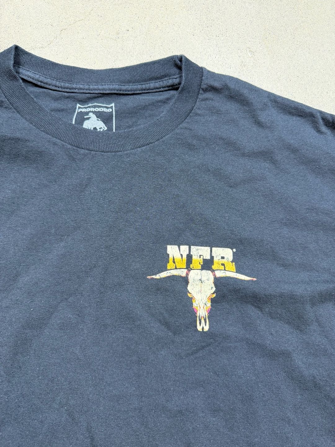 Prorodeo NFR National Finals Rodeo Long Sleeve T-Shirt XL Black 4