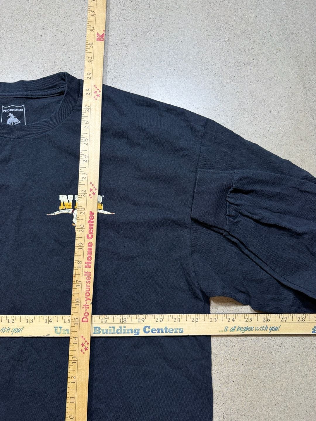 Prorodeo NFR National Finals Rodeo Long Sleeve T-Shirt XL Black 6