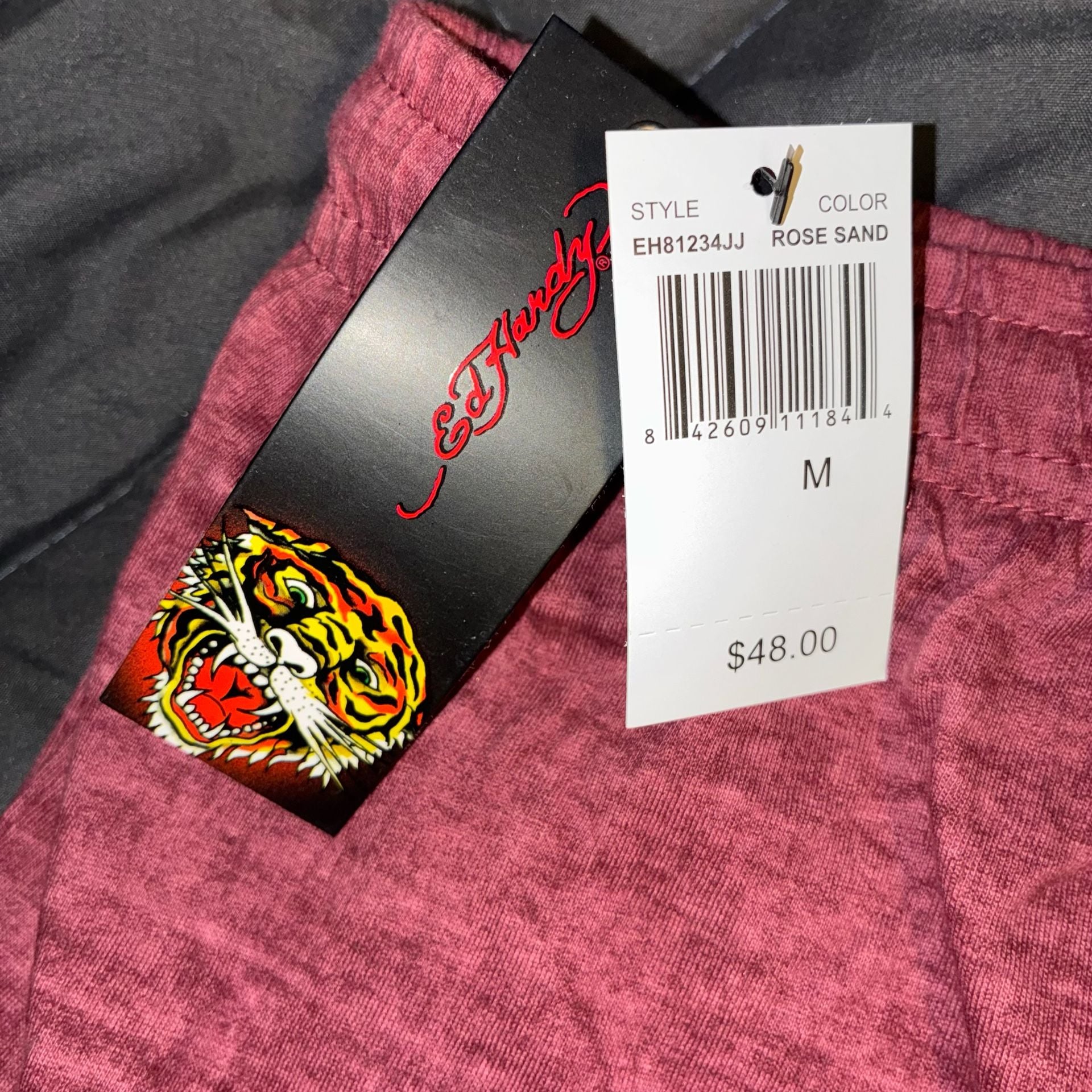Ed Hardy Graphic Lounge Shorts Red 5