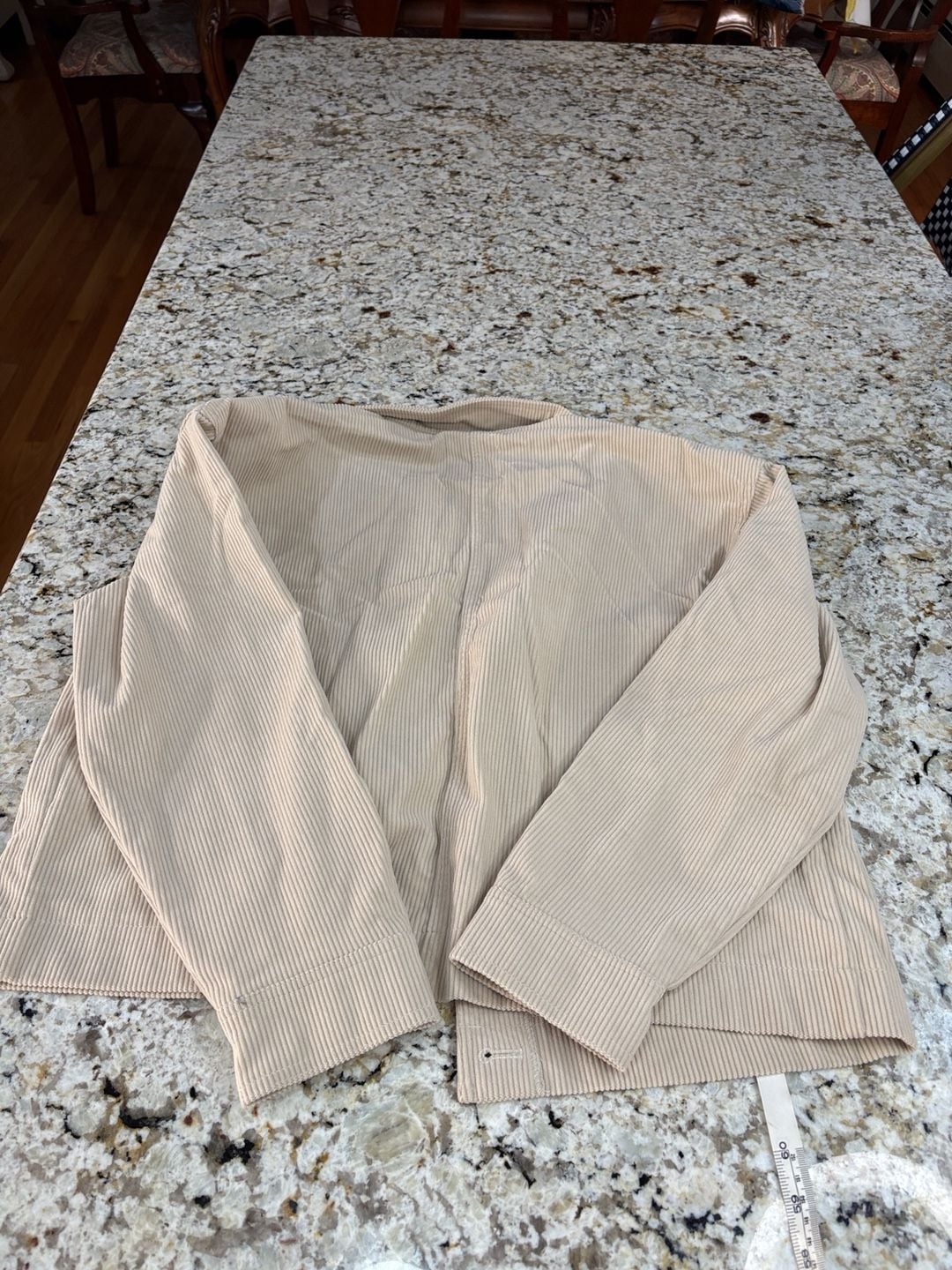Avec Les Filles Corduroy Jacket Size M Beige Button Up Shacket 8