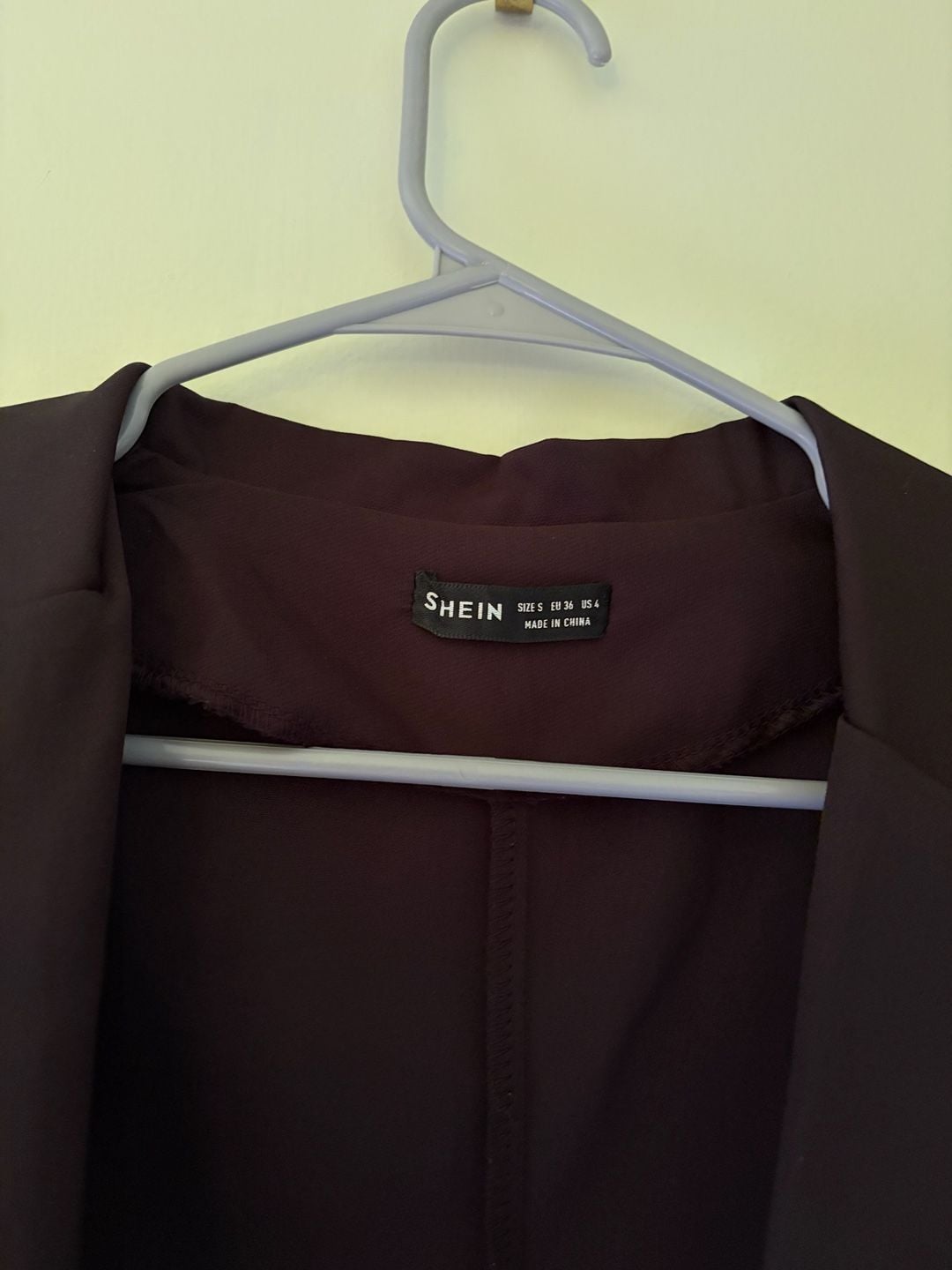 SHEIN Open Front Long Blazer Size S 3