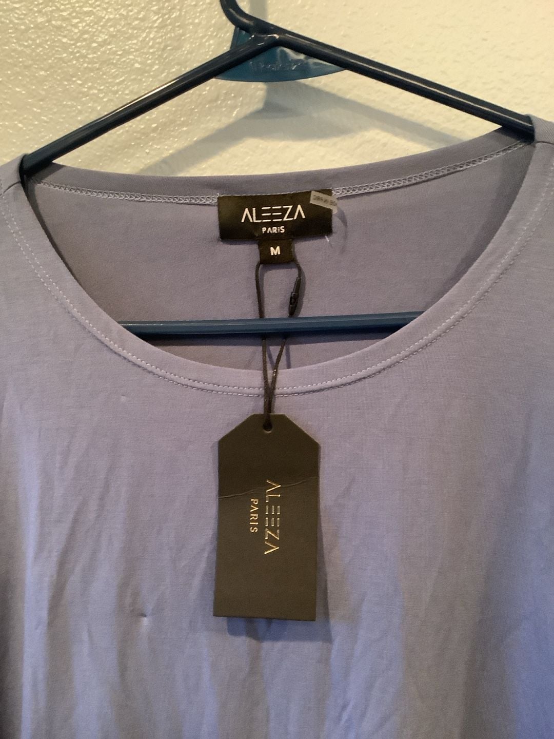 Aleeza Paris Long Sleeve Shirt Size M Gray 3