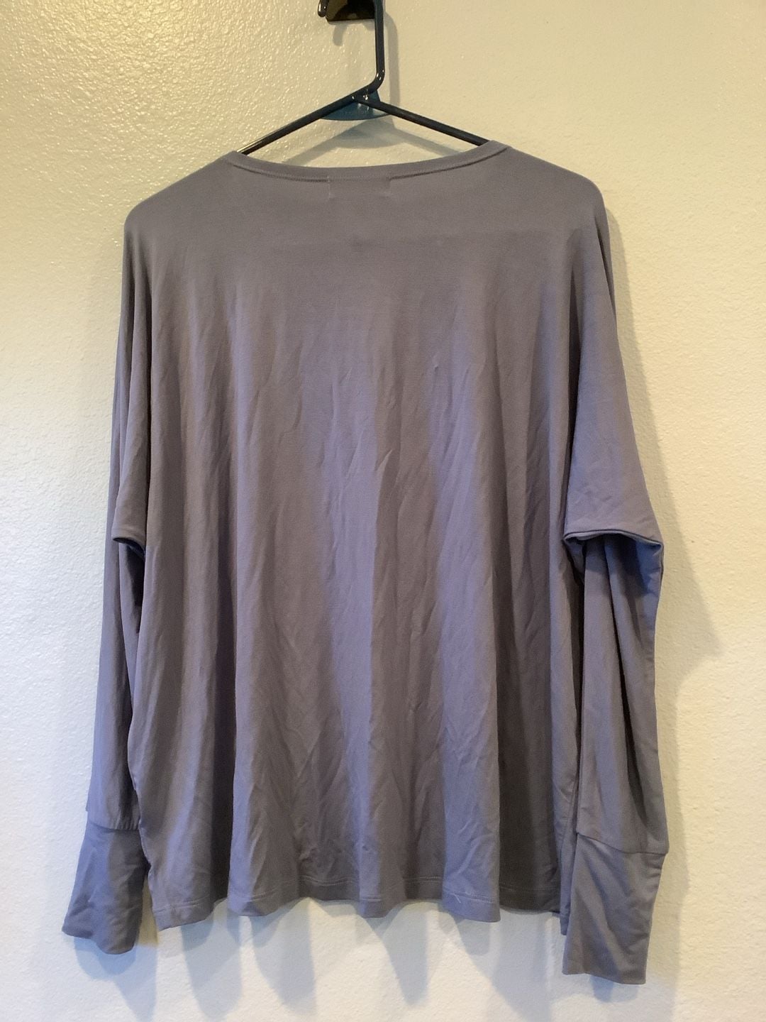 Aleeza Paris Long Sleeve Shirt Size M Gray 4