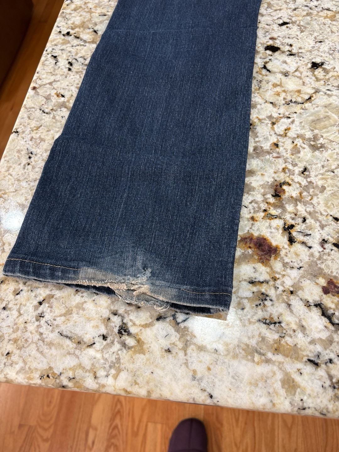 7 For All Mankind High Waist Bootcut Jeans Size 32 Blue Denim 10