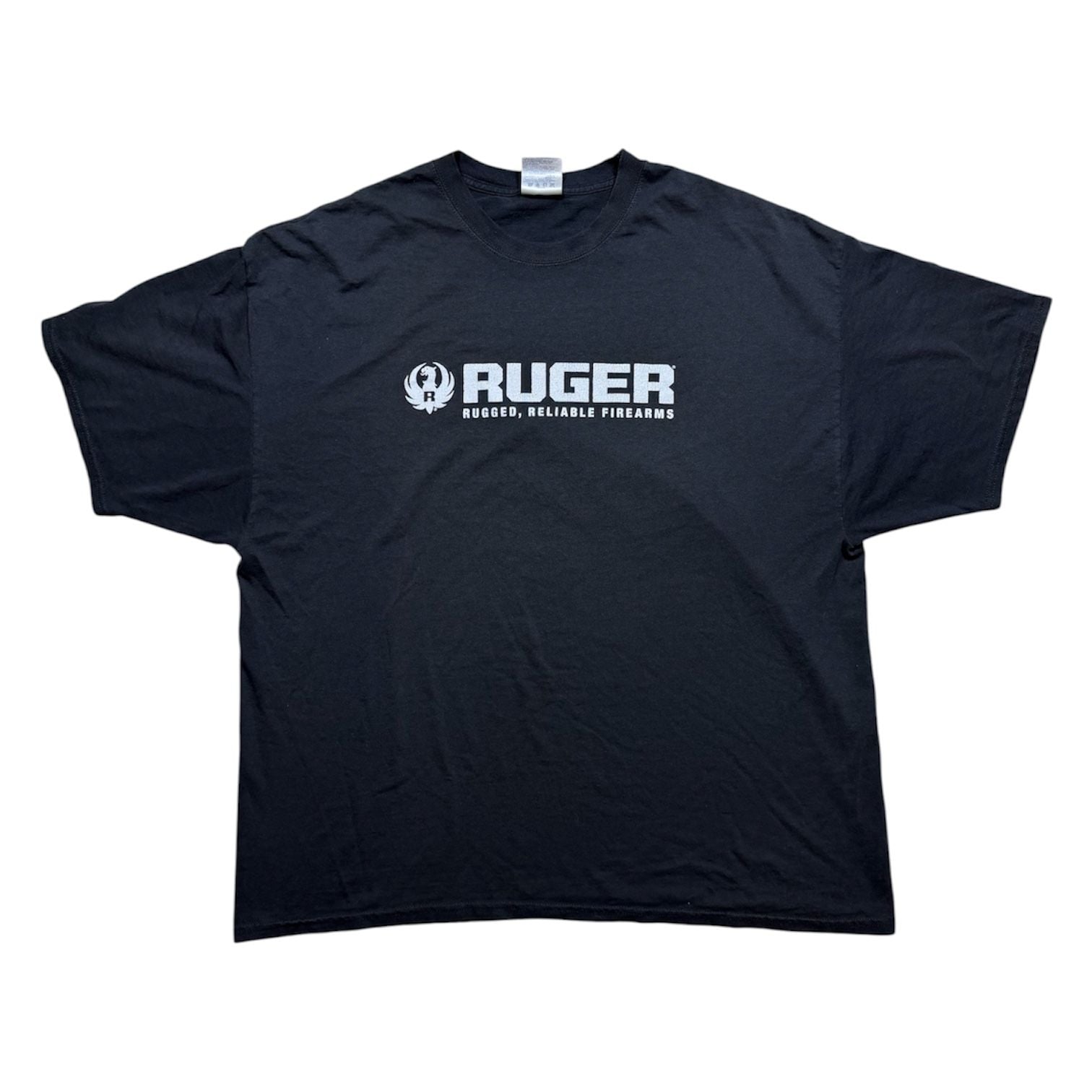 Ruger firearms Logo Graphic T-Shirt Black Size 2XL 2
