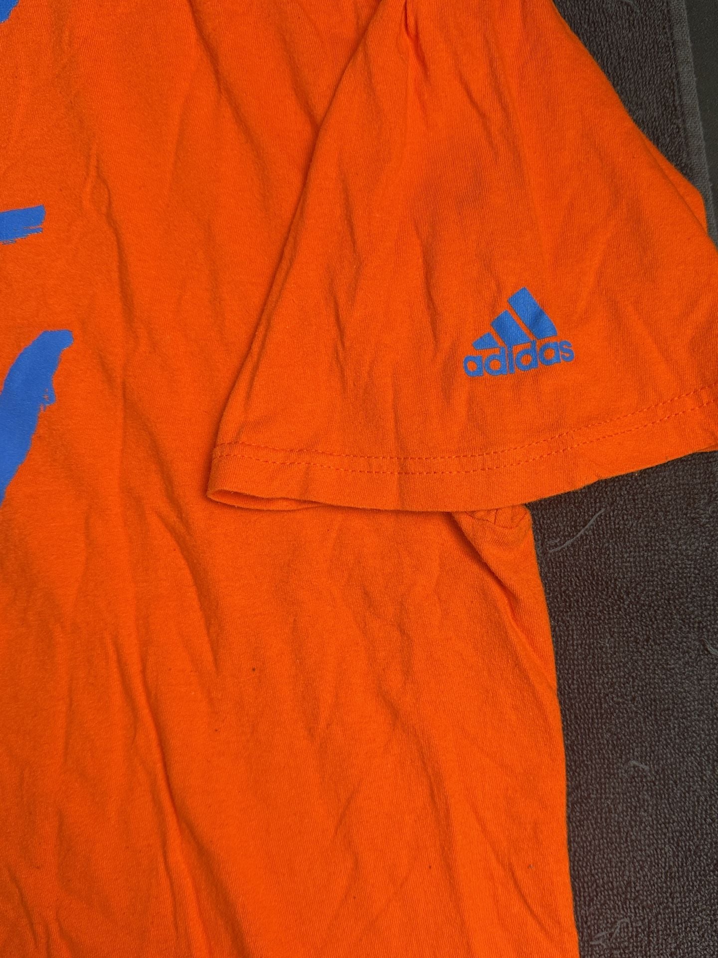 Adidas The Go-To Tee I Rep NY Size 2X Orange T-Shirt 4