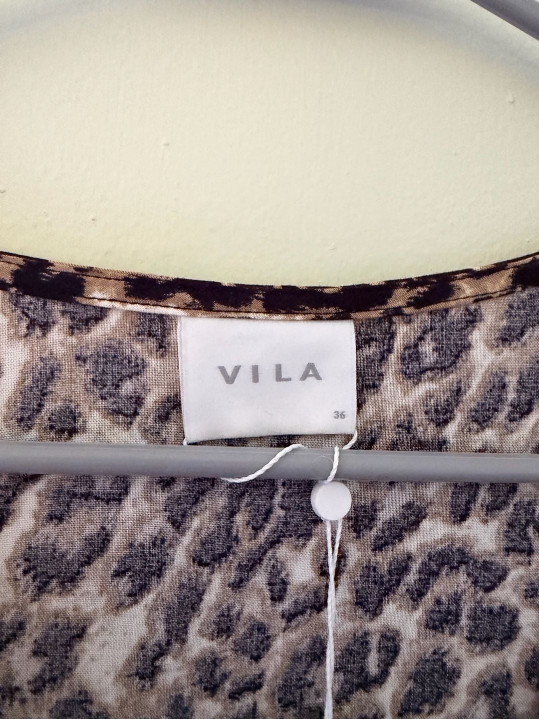 Vila Leopard Wrap Dress 5
