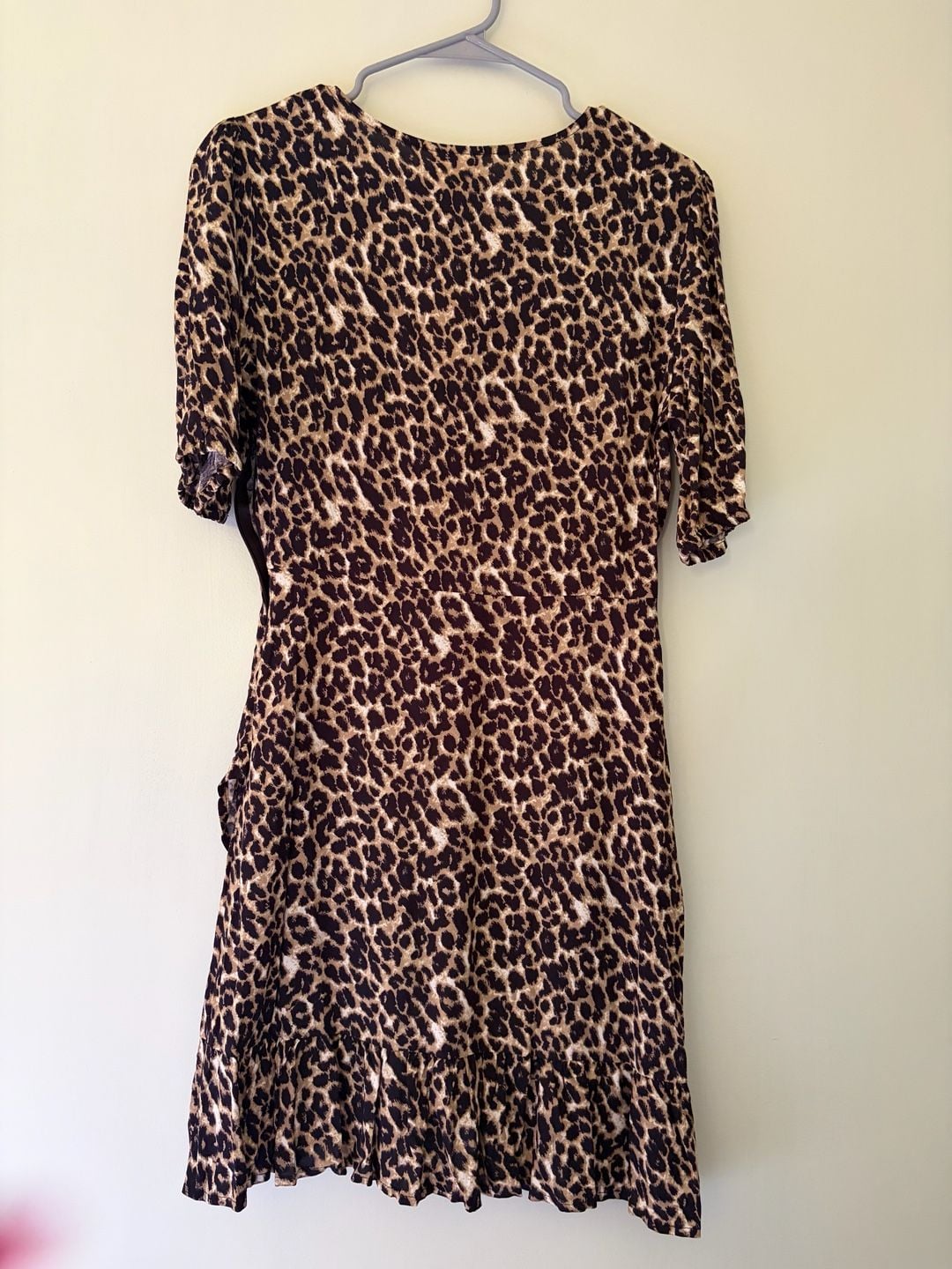 Vila Leopard Wrap Dress 6
