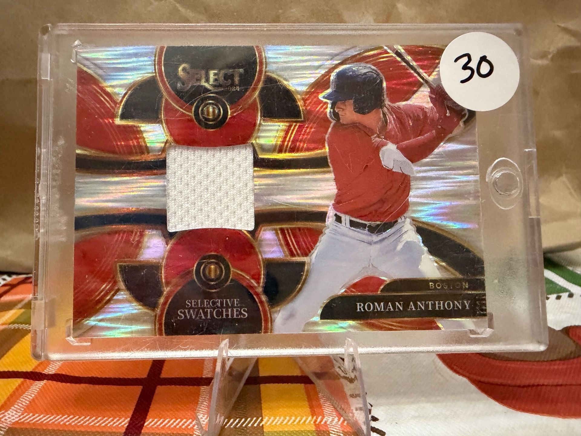 2024 Panini Select Roman Anthony Selective Swatches Baseball Card 1