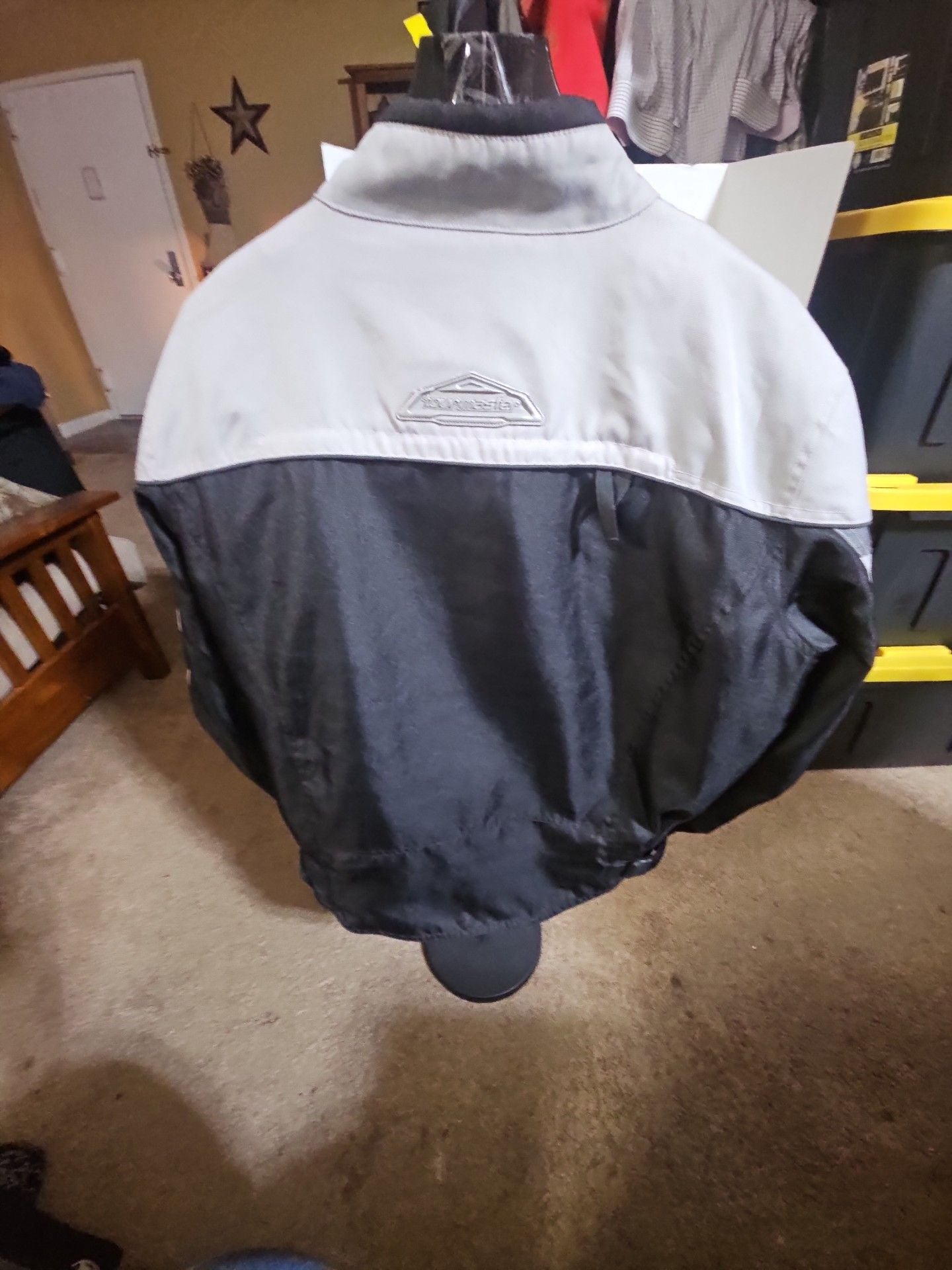 Tourmaster Jett Series 3 Jacket Size 44 Gray Black Motorcycle Riding 5
