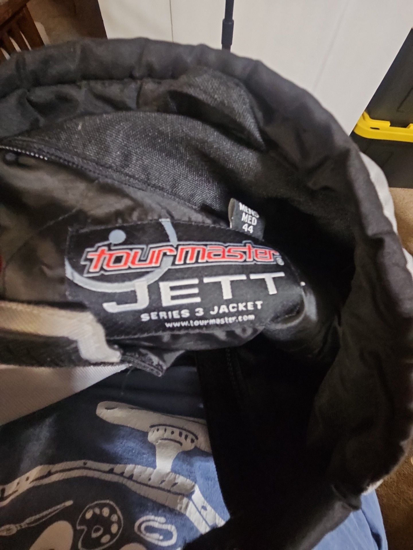 Tourmaster Jett Series 3 Jacket Size 44 Gray Black Motorcycle Riding 6