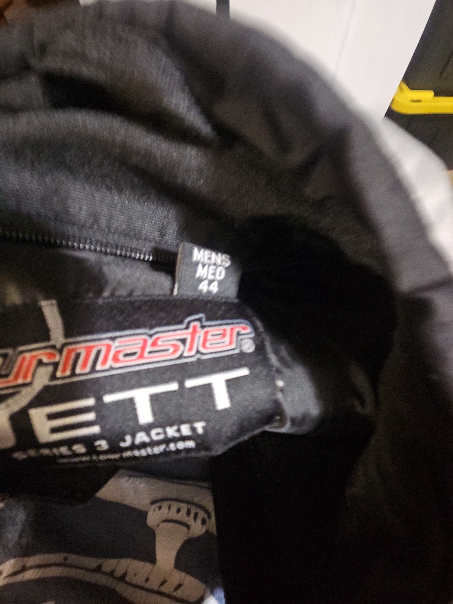 Tourmaster Jett Series 3 Jacket Size 44 Gray Black Motorcycle Riding 7