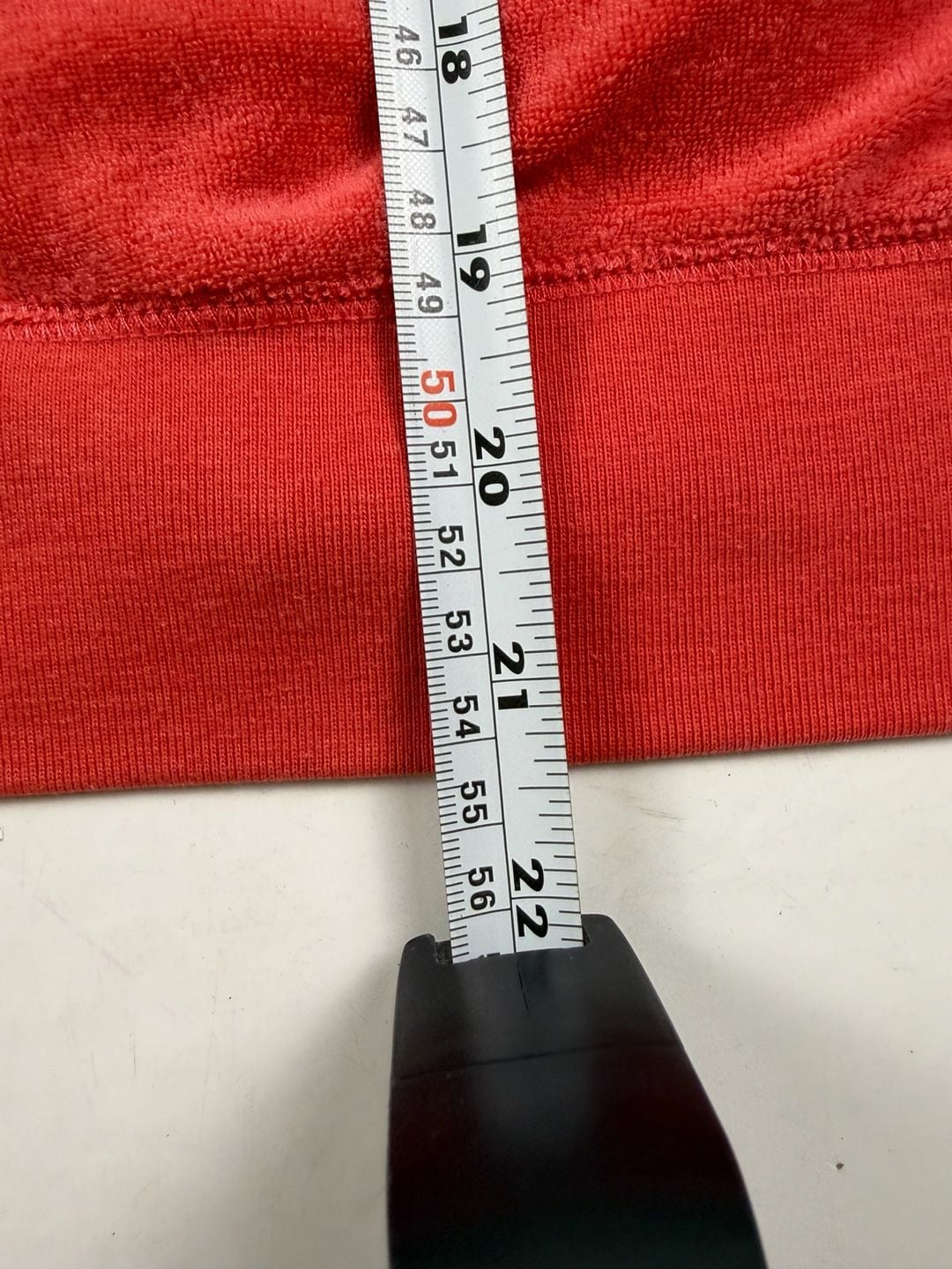 BCBG Max Azria Full Zip Hoodie Red Velour Size M (OF) 14